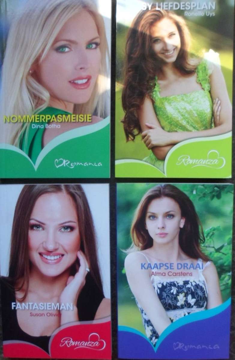 4 Romanza boeke. R11 elk. Kies 2 of meer.