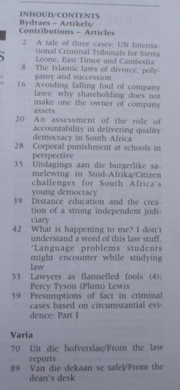 Codicillus. Oct 2001. Law.