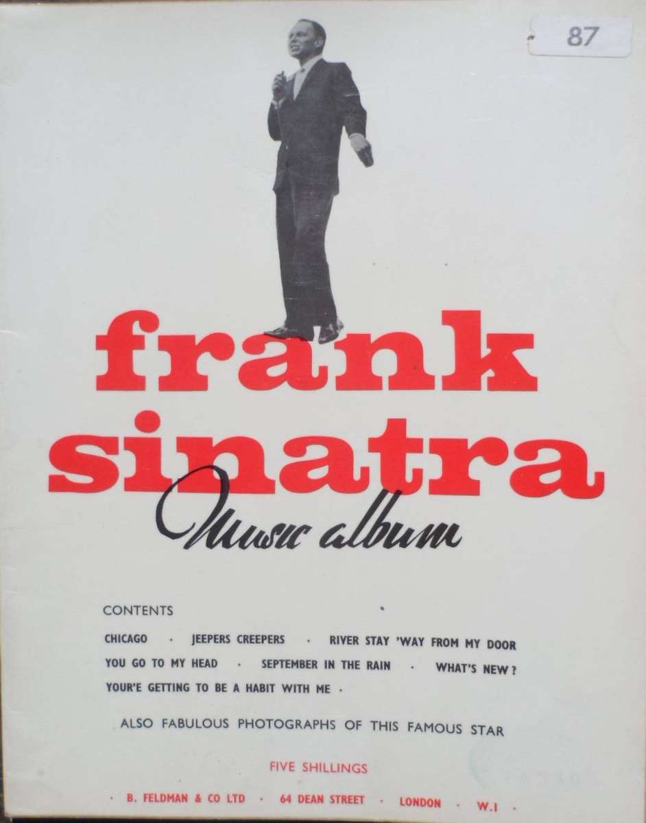Frank Senatra Music Album. Sheet Music: 7 songs.