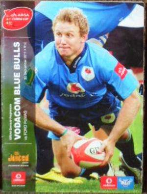 Rugby Program. Blue Bulls vs Pumas. ABSA Currie Cup. 2011.