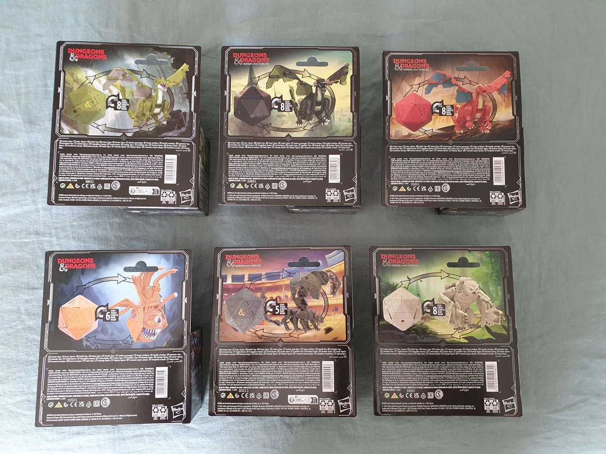 Dungeons & Dragons Dicelings 6 Figure Collection Hasbro - Honor Among Thieves