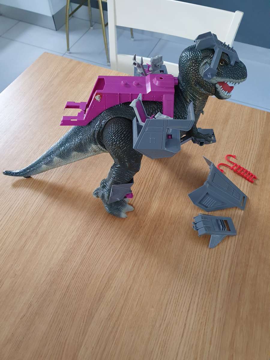 Vintage Tyco 1988 Tyrannosaurus Rex Dino-Rider T-Rex