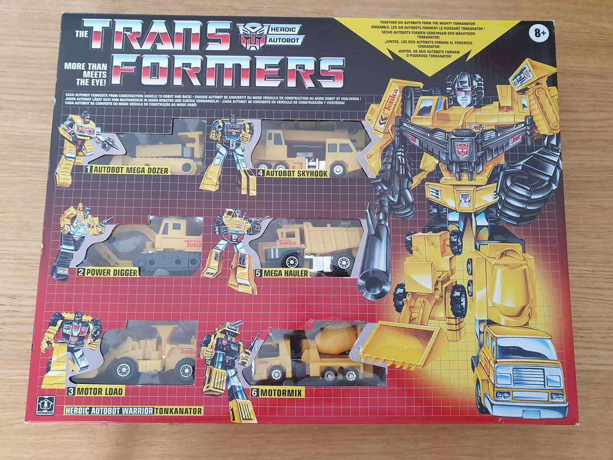 HASBRO TRANSFORMERS COLLABORATIVE: TONKA MASH-UP TONKANATOR 6 FIGURE - HASBRO