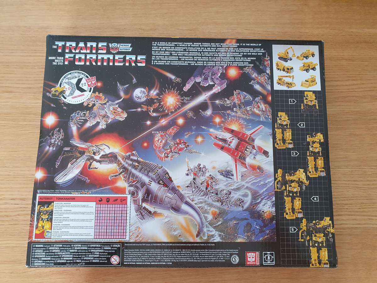 HASBRO TRANSFORMERS COLLABORATIVE: TONKA MASH-UP TONKANATOR 6 FIGURE - HASBRO