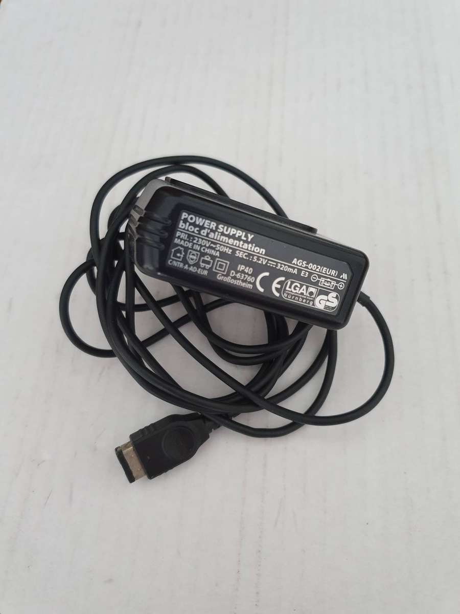 Nintendo Game Boy Advance SP Pikachu Handheld System - AGS-101 + Charger