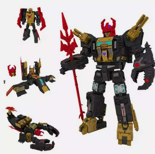 Transformers Legacy Black Zarak Generations Selects Exclusive Titan Class Figure 21-IN *Limited Ed*