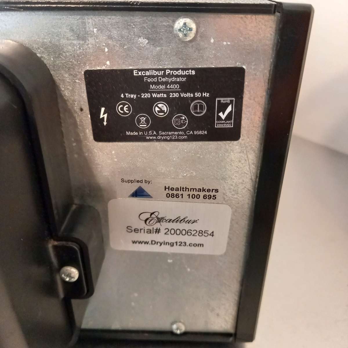 Excalibur Dehydrator 4 Tray (used)