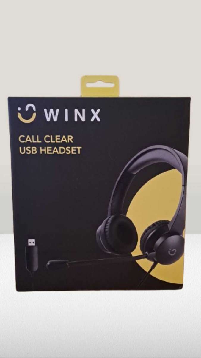 WINX CALL Clear 2.0 USB Headset - Black