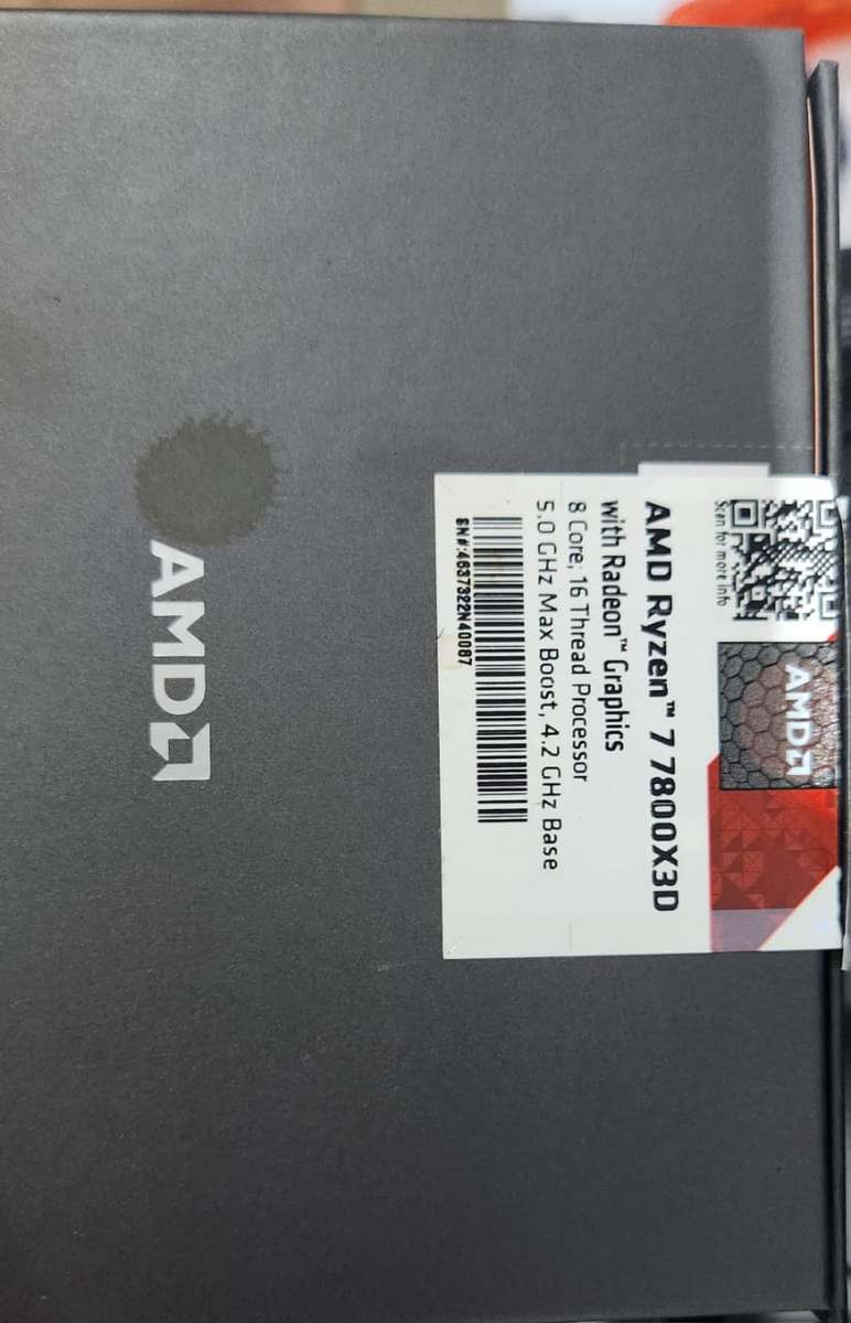 AMD Ryzen 7 7800x3D CPU