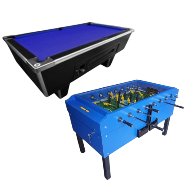 Pool table & Soccer Table