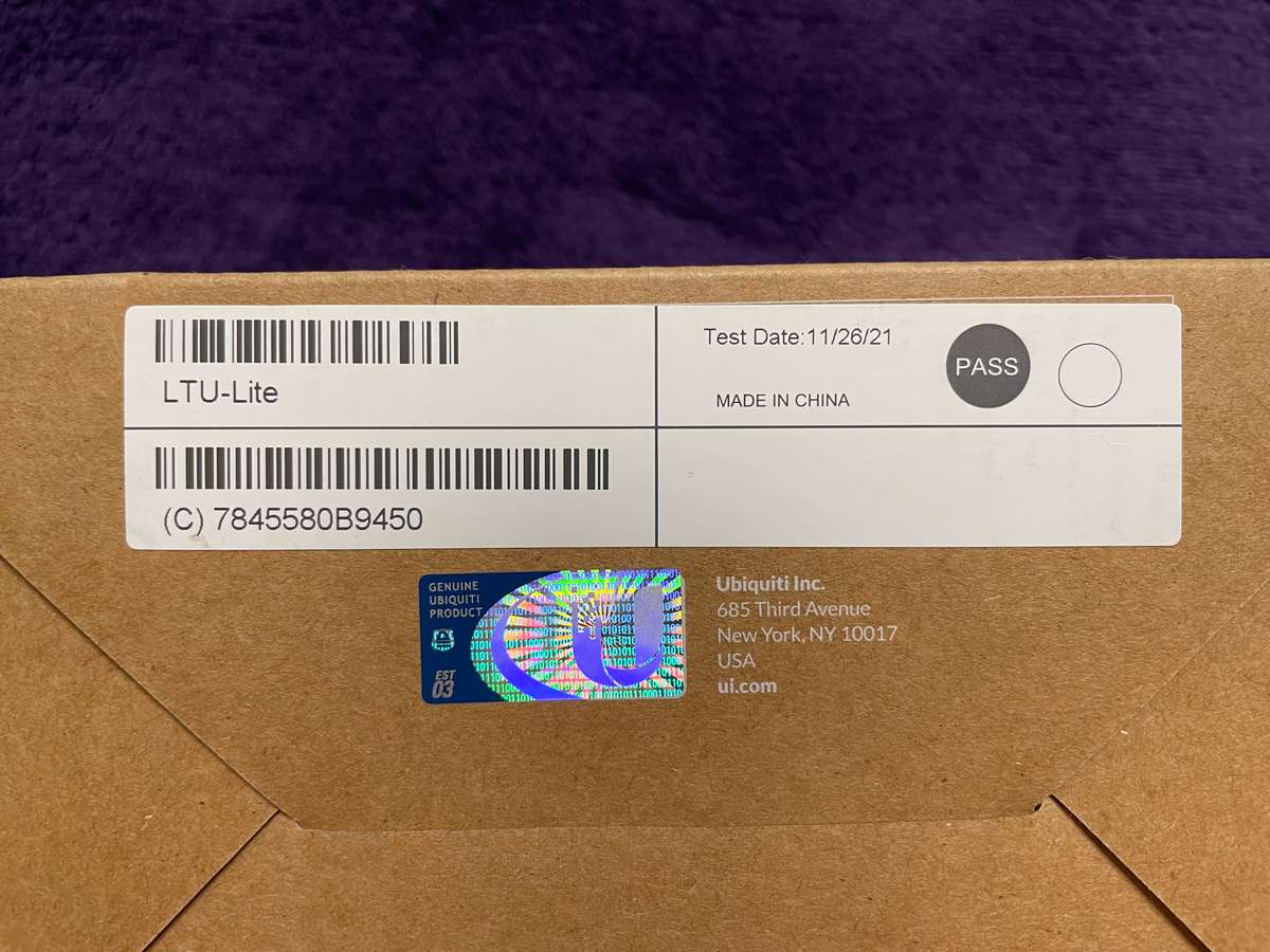 Ubiquiti ISP LTU Lite | 5 GHz PtMP Client Radio with True Duplex Gigabit Performance over 10km