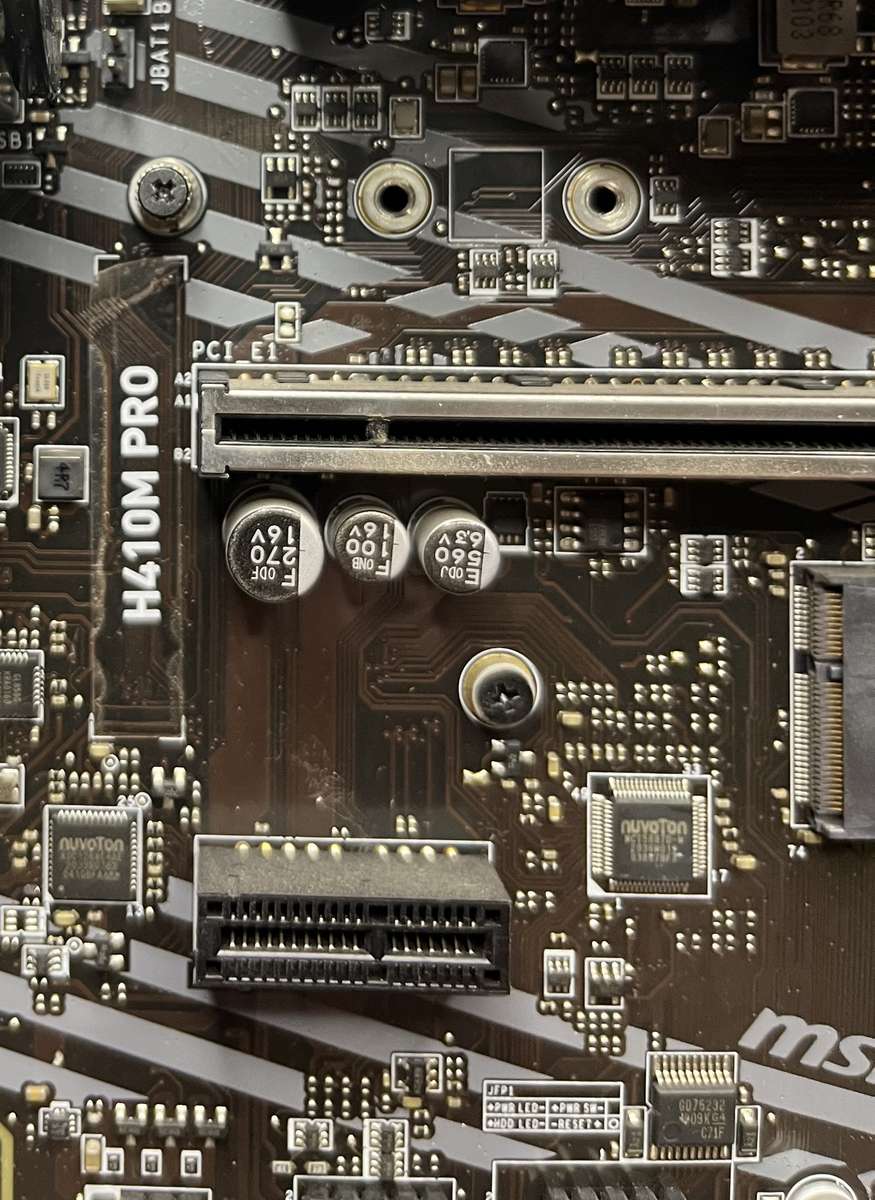 MSI H410M-PRO + INTEL CORE I7 10TH GEN CPU