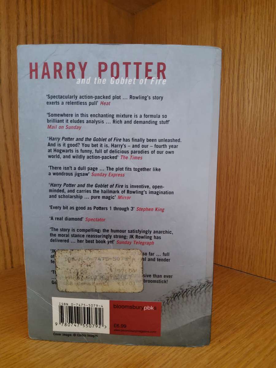Harry Potter and the Goblet of Fire by J K Rowling