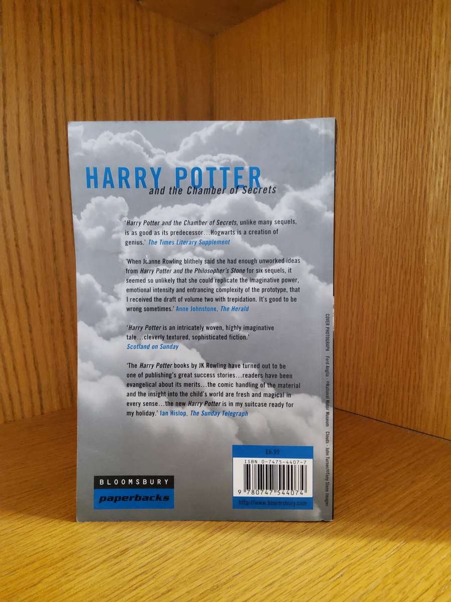 Harry Potter and The Chamber of Secrets by J K Rowling