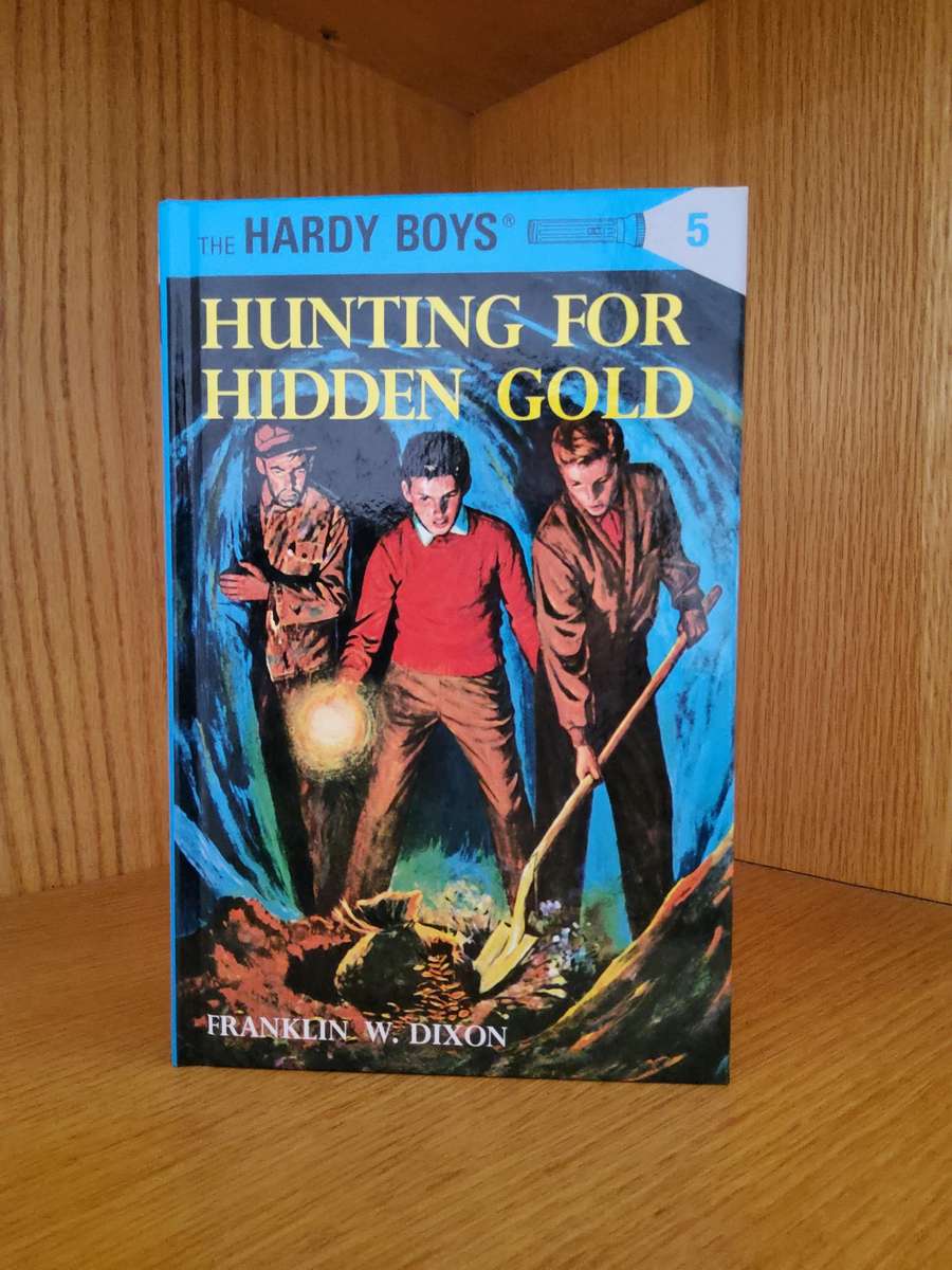 Hardy Boys Hunting for Hidden Gold Hardcover by Franklin W Dixon