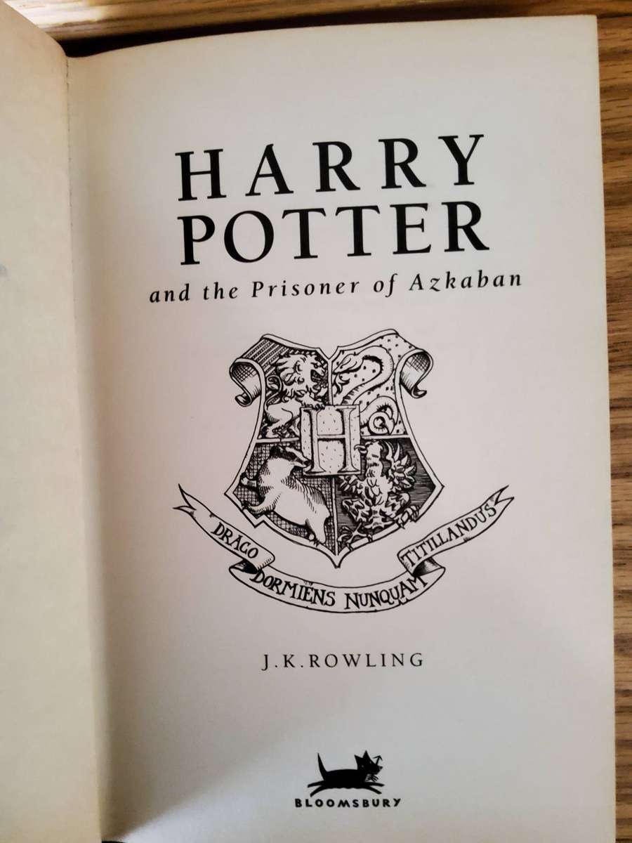 Harry Potter and the Prisoner of Azkaban First (1st) Edition by J K Rowling Hardcover