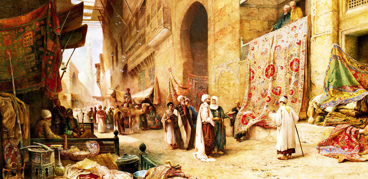 Anatolian 1500 Piece Puzzle: A Carpet Seller in Cairo