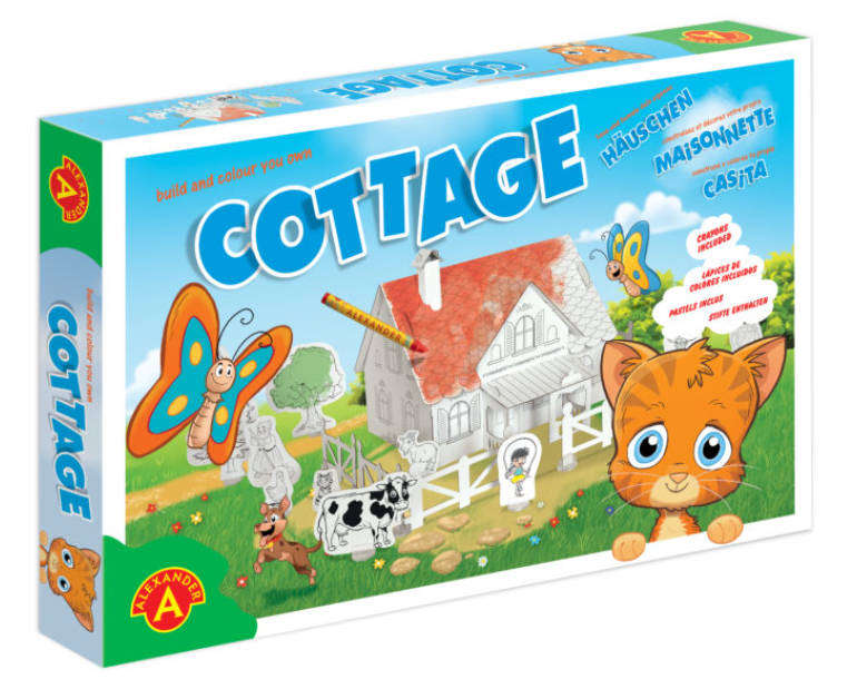 Alexander Build and Colour Your Own Cottage STEM Learning