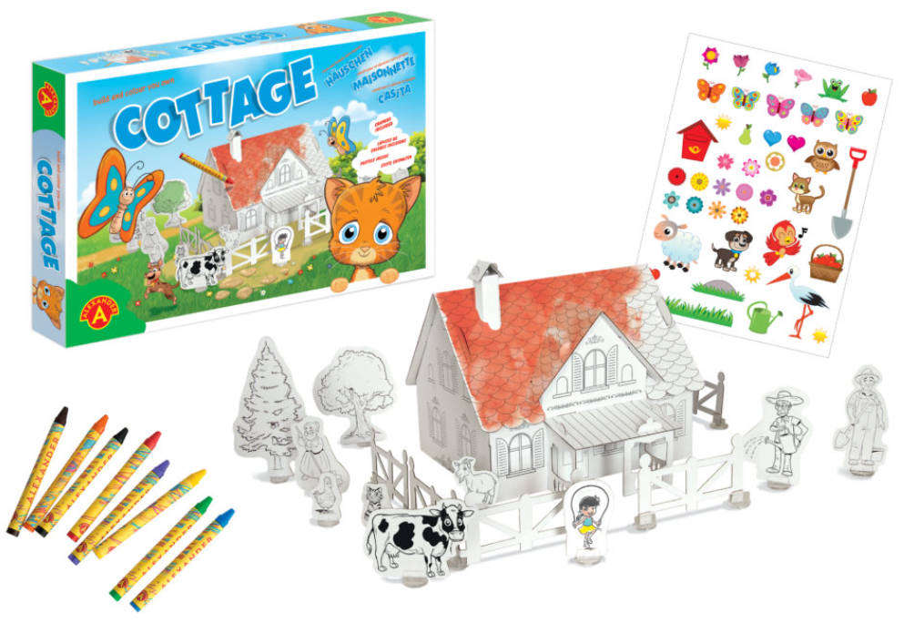 Alexander Build and Colour Your Own Cottage STEM Learning