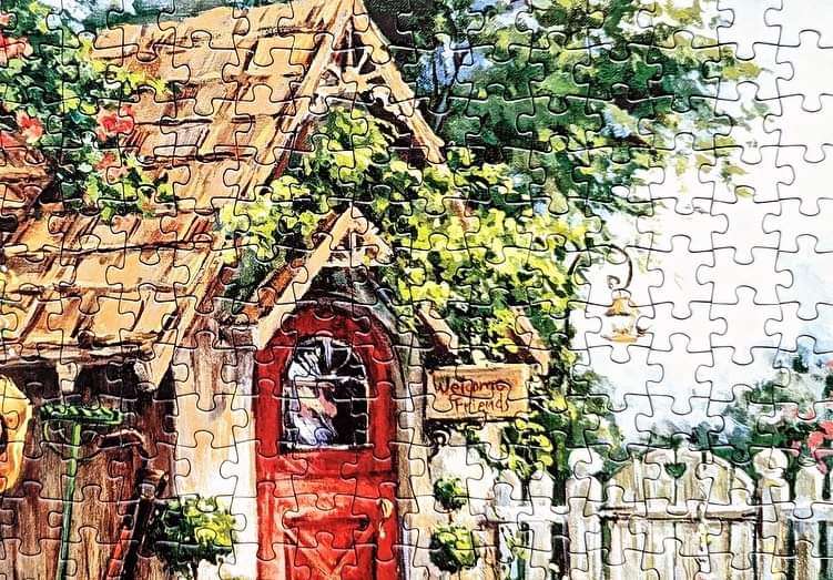 Anatolian 500 Piece Puzzle: Gardener's Haven Workshop Flowers