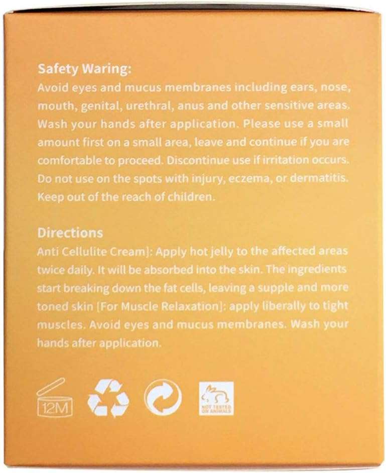 Hot Cellulite and Massage Cream