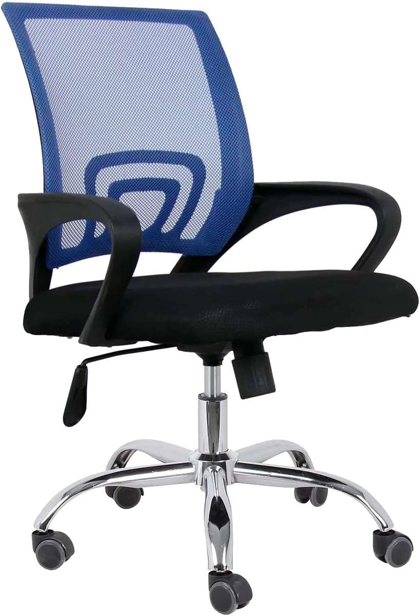 Boss Office Chair Ergonomic Computer Chair Home Armchair Task Study Typist Chair Blue Black