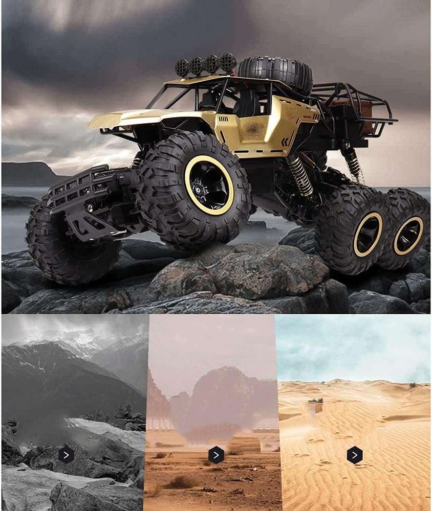 4WD 1:12 Shock-Absorbing 6-Wheel HighSpeed Off Road Monster 2.4GRC Car