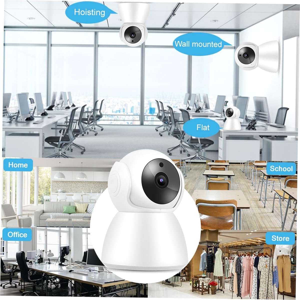 Boss Full HD Smart WiFi Wireless Camera 2-Way Intercom With Motion Detect