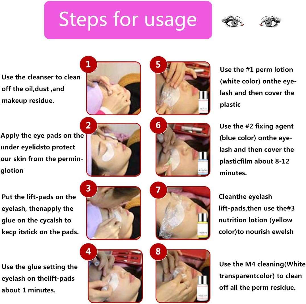 Lash Lift Kit & Eyebrow Lamination - DIY use at home- no experience needed