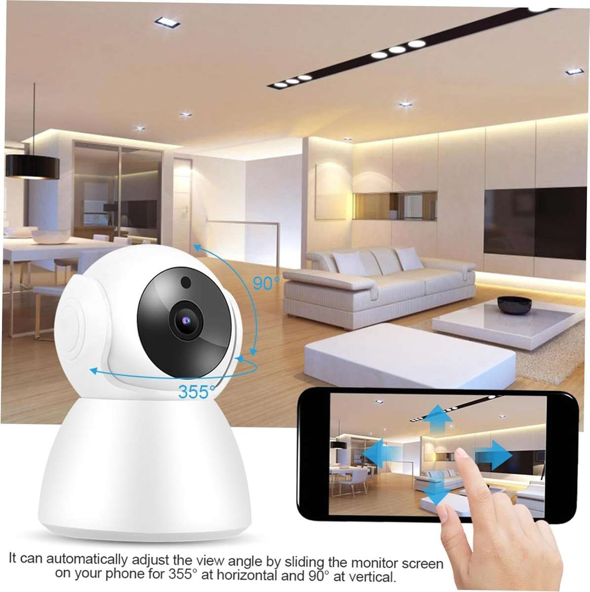 Boss Full HD Smart WiFi Wireless Camera 2-Way Intercom With Motion Detect