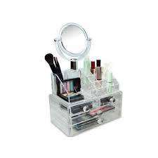 Cosmetic Organiser 4-Draw with Mirror