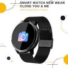 Boss OLED Smartwatch With Female Physiological Cycle Reminder & Tons More - Black Steel Belt