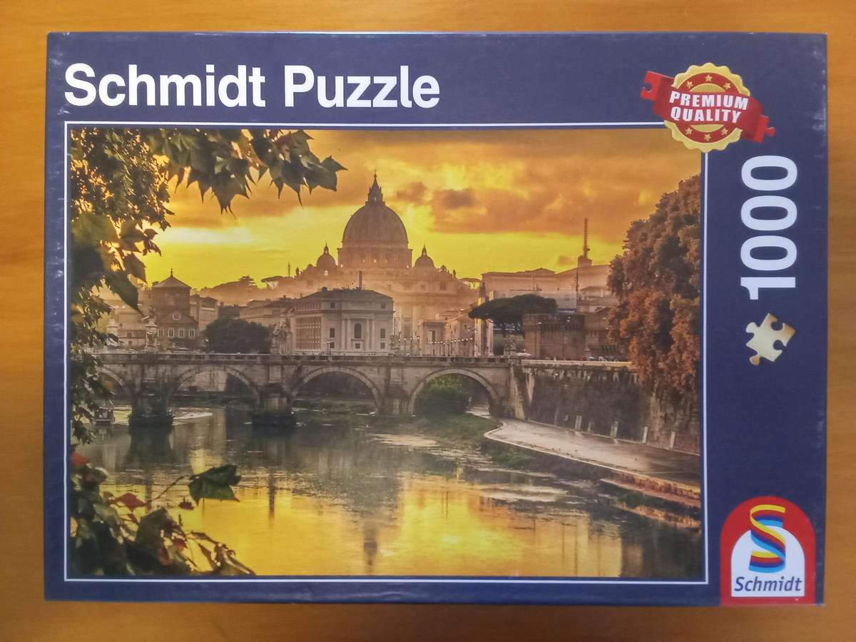 Schmidt Jigsaw Puzzle Golden Light over Rome