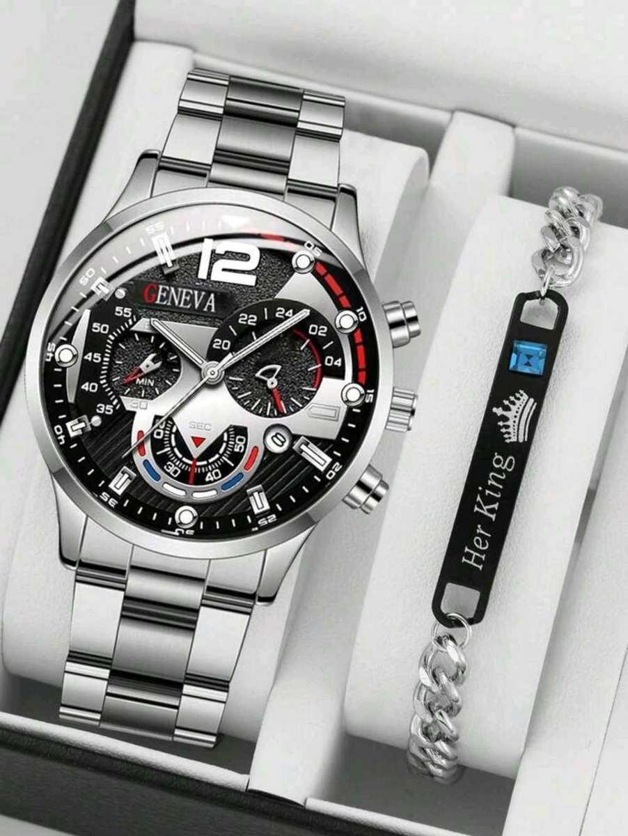 2pcs men watch