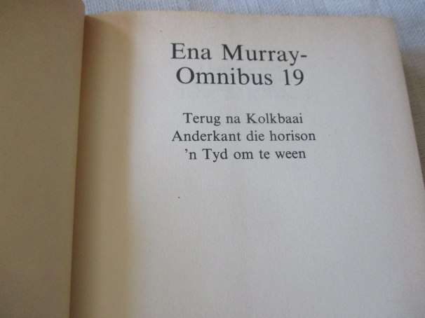 ENA MURRAY OMNIBUS 19 ( terug na kolkbaai, anderkant die horison, n' tyd om te wen )