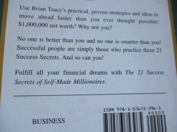 21 SUCCESS SECRETS OF SELF-MADE MILLIONAIRES - BRIAN TRACY