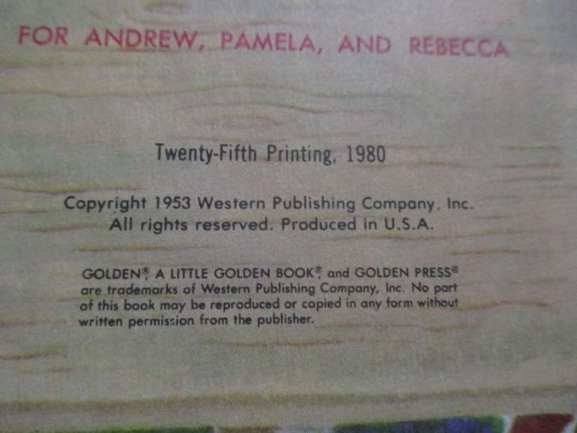 THE LITTLE RED CABOOSE - LITTLE GOLDEN BOOK - VINTAGE CHILDREN'S BOOK