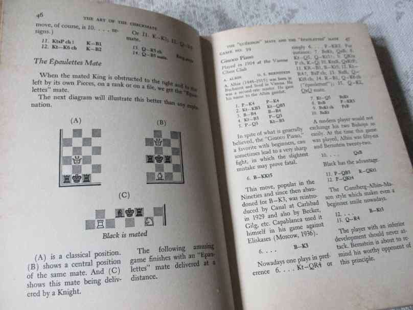 THE ART OF CHECKMATE - GEORGES RENAUD AND VICTOR KAHN