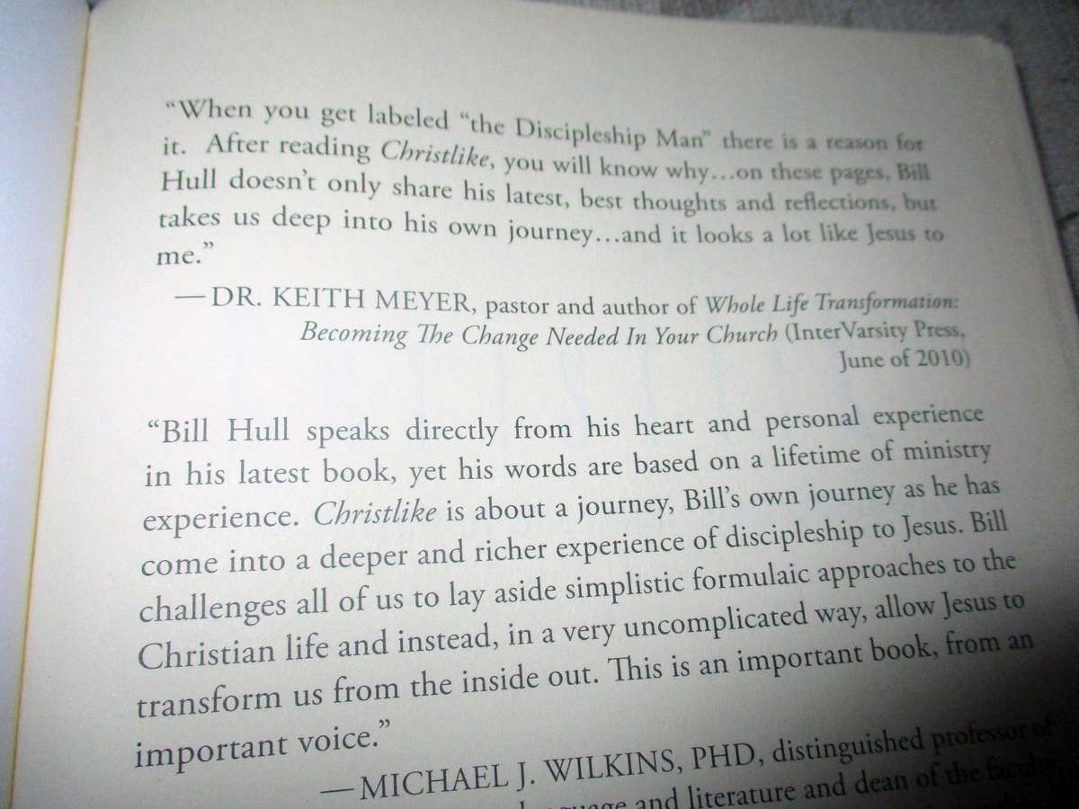 CHRISTLIKE - THE PURSUIT OF UNCOMPLICATED OBEDIENCE - BILL HULL