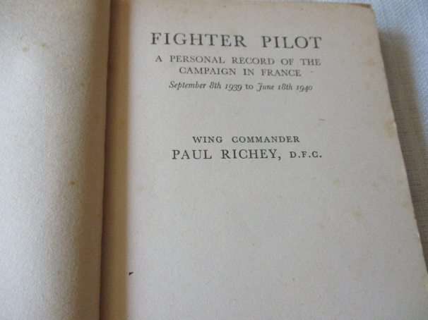 FIGHTER PILOT WING CDR PAUL RICHEY D.F.C.