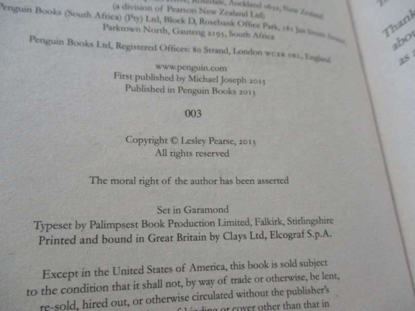 FORGIVE ME - LESLEY PEARSE