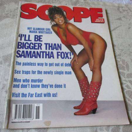 SCOPE MAGAZINE 10 APRIL 1987 ( MARIA WHITTAKER, LORRAINE MACKENZIE , PLATOON MOVIE )
