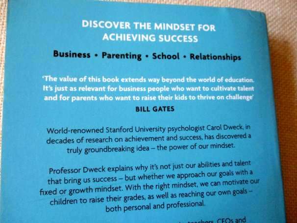 MINDSET - CHANGING THE WAY YOU THINK TO FULFIL YOUR POTENTIAL - DR CAROL S DWECK