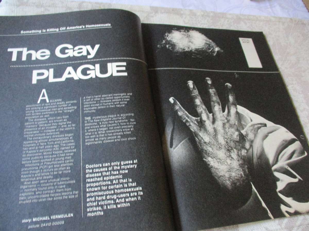 SCOPE MAGAZINE 1 OCTOBER 1982 ( AIDS, PRINCESS GRACE, RANDALL MOORE - FREEING ELEPHANTS