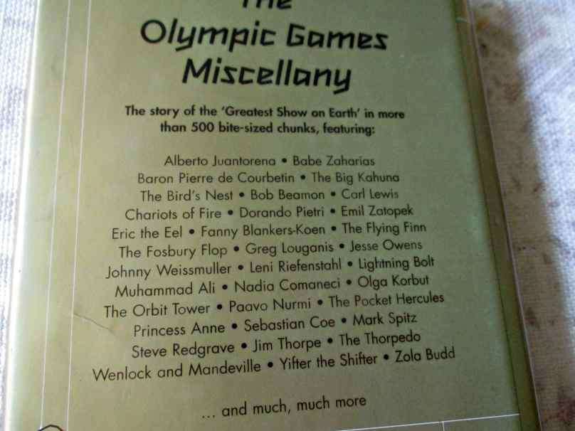 THE OFFICIAL OLYMPIC GAMES MISCELLANY - JOHN WHITE