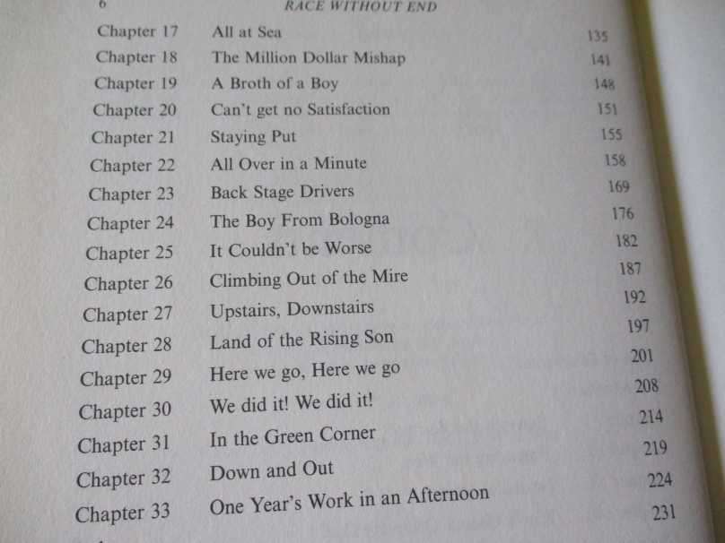 RACE WITHOUT END - THE GRIND BEHIND THE GLAMOUR OF THE SASOL JORDAN GRAND PRIX TEAM - MAURICE H...