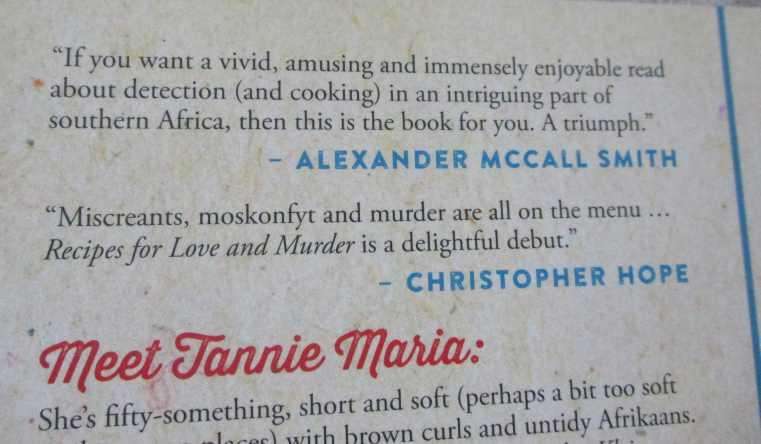 RECIPES FOR LOVE AND MURDER - A TANNIE MARIA MYSTERY - SALLY ANDREW