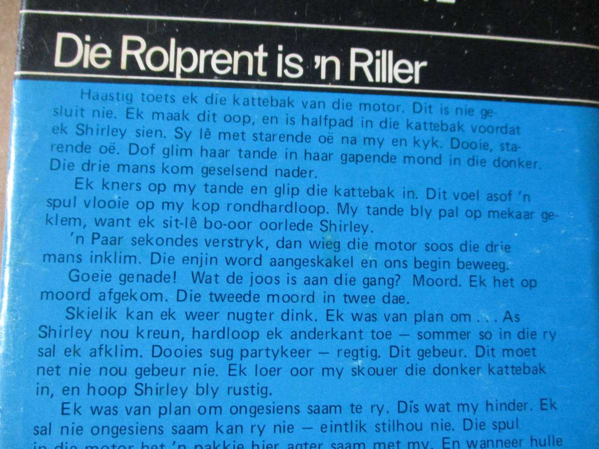 DIE ROLPRENT IS N' RILLER - JASPER M CLOETE - KLUB 707