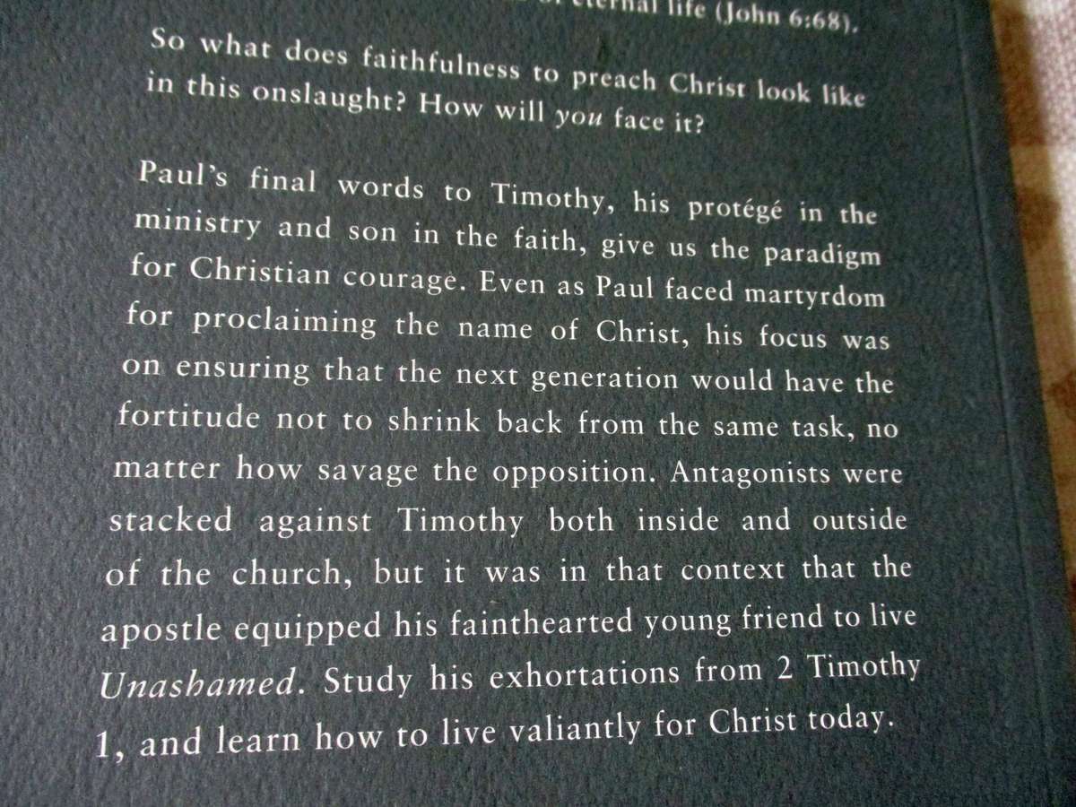 UNASHAMED 2 TIMOTHY 1 - VERSE BY VERSE WITH JOHN MACARTHUR