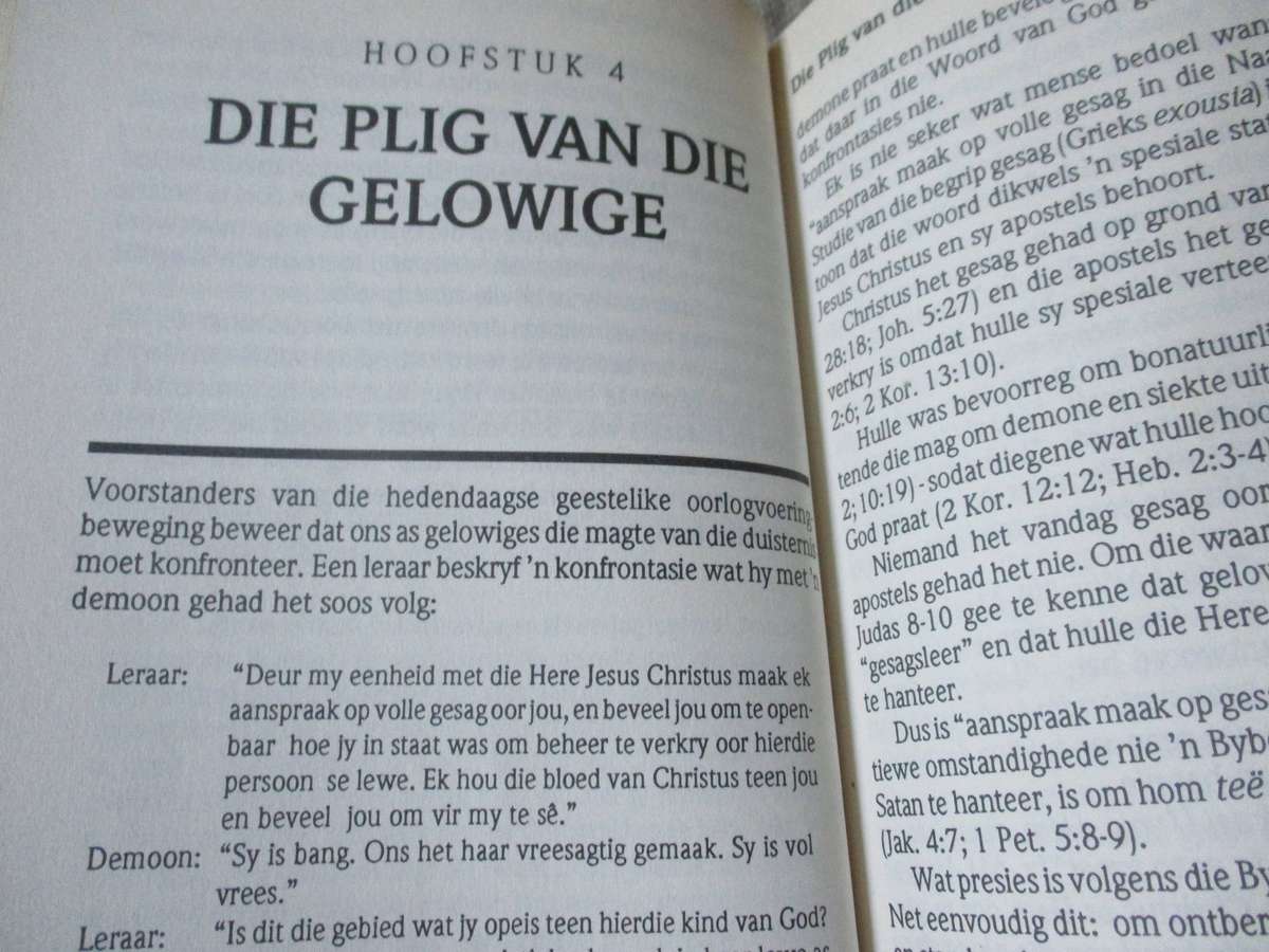 WAPENS VIR DIE GEESTELIKE STRYD - WAT DIE BYBEL SE OOR DIE WAPENRUSTING VAN DIE GELOWIGE IN DIE ..